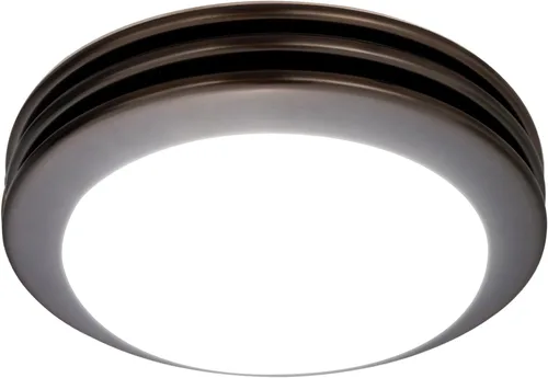 Akicon - Ventilador de baño ultra silencioso de escape con luz LED 80 CFM, 2.0 sones, ventilador de ventilación de baño redondo con cubierta de