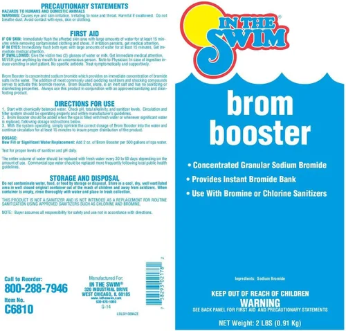 Miniatura 4 de In The Swim Potenciador de bromo para spa y bañera de hidromasaje, 2 libras para una mayor desinfección y claridad del agua, paquete de 2