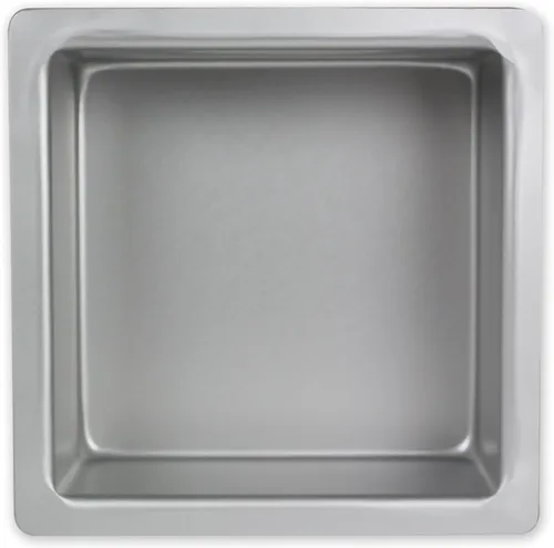 PME Bandeja para hornear de aluminio profesional, cuadrada 10 x 4,