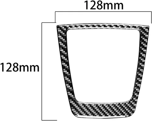 Miniatura 5 de Adhesivo de fibra de carbono real para el panel de cambio automático, accesorios de decoración para consola central interior, compatible con Z4 E89
