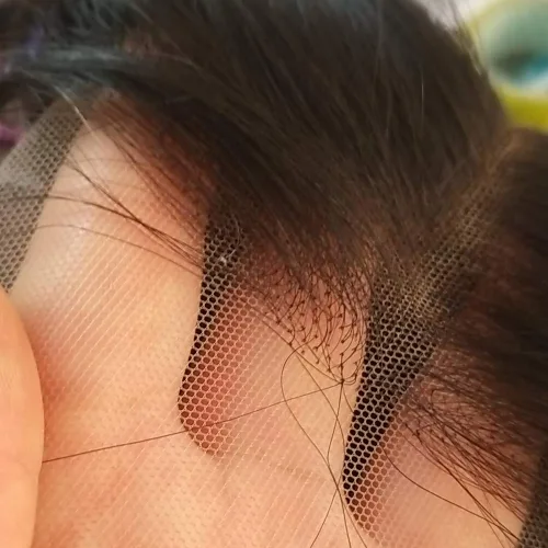 Miniatura 6 de Peluca de cabello humano con encaje frontal transparente HD de 13 x 6 pulgadas, peluca de cabello humano degradado con abuelitos, pelucas de encaje