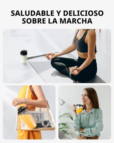 Miniatura 9 de Sangcon Licuadora de batidos de 1000 W para cocina, licuadoras para batidos con (3) tazas (2) cubiertas de boquilla, (1) tapa de almacenamiento (1)