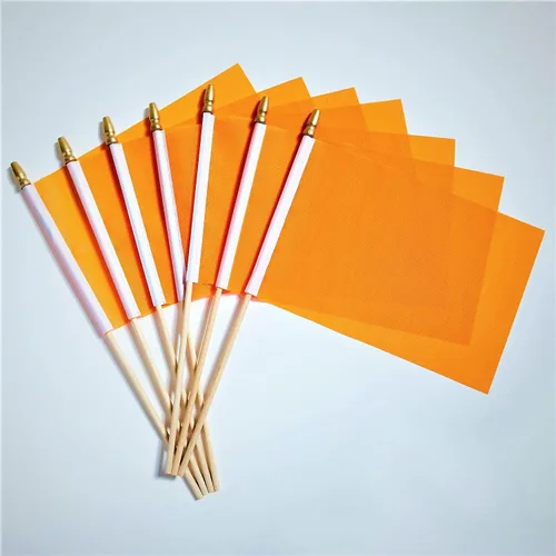 Miniatura 13 de ZXvZYT Paquete de 100 banderas de color sólido, pequeñas, pequeñas, lisas, blancas, rojas, amarillas, verdes, naranjas, azules, negro, morado, rosa