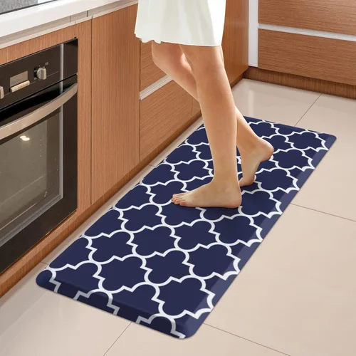 Miniatura 39 de WISELIFE - Tapete antifatiga para piso de 4/5 pulgadas, tapete de cocina antideslizante, impermeable, resistente, ergonómico, cómodo, duradero