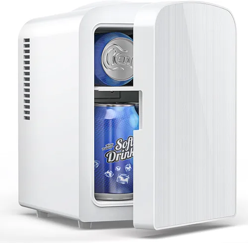 Miniatura 9 de Electactic Mini refrigerador para el cuidado de la piel, 4L/6 latas, refrigerador portátil compacto para cosméticos, refrigerador de escritorio