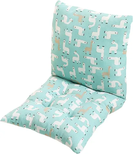 Miniatura 29 de Cojín para silla de respaldo alto, cojines y cojines de silla de alta calidad, cojín de respaldo y asiento con lazos para patio, jardín, oficina