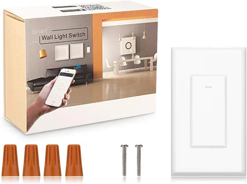 Miniatura 7 de Interruptor inteligente WiFi de pared, interruptor de luz de pared, compatible con Alexa y Google Home