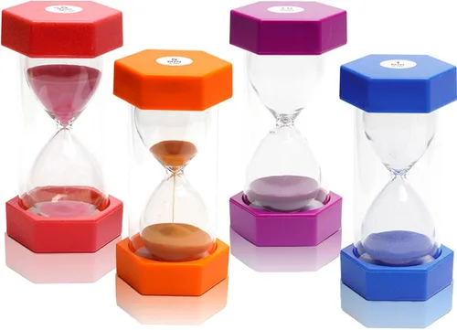 Temporizadores de Arena de Reloj de Arena Coloridos SANDTIMER, Juego de Reloj de Arena Colorido, Temporizador de Reloj de Arena Visual Sandtimer 4