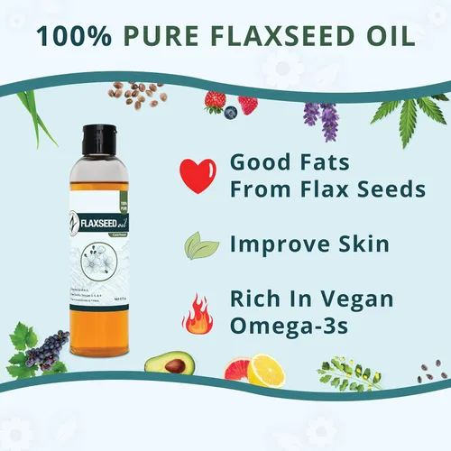 Miniatura 7 de Zatural Aceite de linaza prensado en frío – Aceite de semilla de lino líquido 100% puro sin OMG, vegano Omega-3 rico en ALA, perfecto