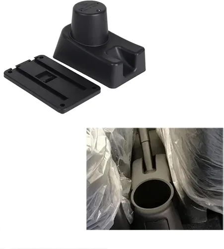 Miniatura 2 de YJYWZH para Mitsubishi Mirage Attrage 2014-2024 Caja de reposabrazos con almacenamiento central, consola central de mano con 4 puertos USB, soporte