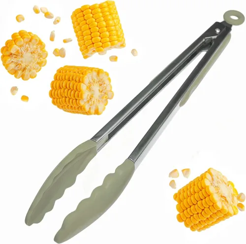 Miniatura 17 de Starpack 'Get a Grip' Pinzas de cocina de silicona para cocinar (2 piezas) – Pinzas para barbacoa resistentes al calor hasta 600 °F – Utensilios