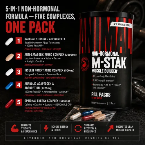 Miniatura 7 de Universal Nutrition Animal M Stak - 21 paquetes