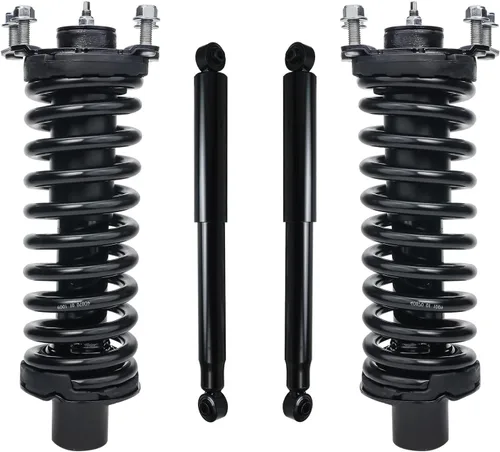 Miniatura 99 de Detroit Axle - Amortiguadores de puntales para Nissan Sentra 2007-2012 [Base S SL SR] Puntales delanteros completos con amortiguadores traseros