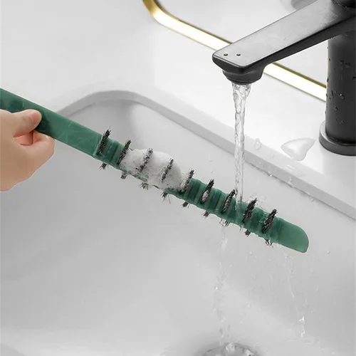 Miniatura 8 de Cepillo de limpieza para lavadora para cilindro interior de tambor quitar Mycete Cepillo limpiador flexible Herramienta de limpieza del hogar Verde