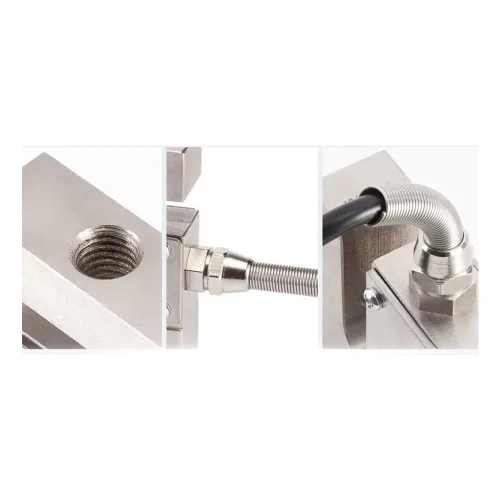 Miniatura 5 de Célula de carga de 440.9 lbs de tensión y compresión ATO, tipo S, medidor de tensión, fuerza de pesaje, sensor de célula de carga, 440.9 lbs