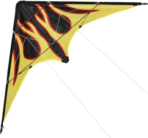 HENGDA KITE - Cometa de rima estelar mejorada de 48 pulgadas, cometa de acrobacias de doble línea para niños y adultos, deportes al aire libre,