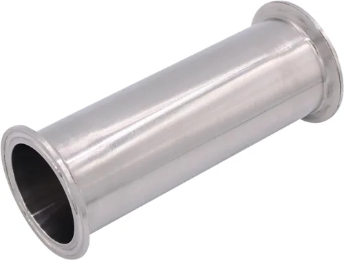 Miniatura 11 de Dernord - Tubo de bobina sanitaria con extremos de abrazadera, tubo redondo liso de acero inoxidable 304 con abrazadera triple de 5.08 cm