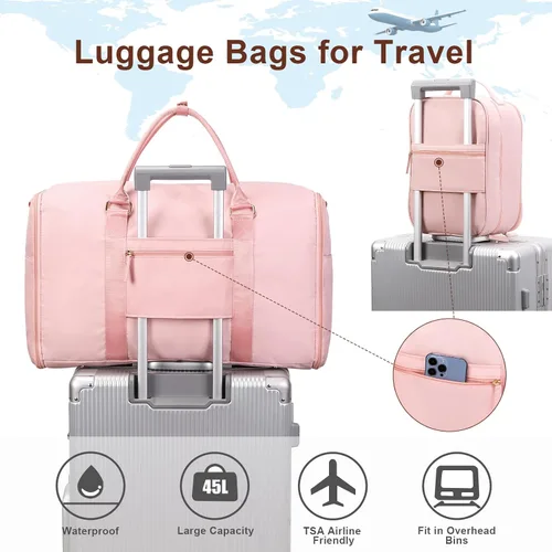 Miniatura 5 de Bolsas de ropa.., Rosado, Bolsa de ropa