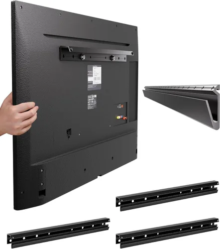 Miniatura 9 de Soporte de pared para TV sin tachuelas para la mayoría de televisores de 22 a 55 pulgadas, soporte de TV sin pernos, soporte para televisores sin