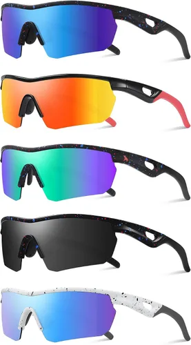 Miniatura 22 de Kids Sunglasses Youth Baseball Sunglasses for Boys Girls 3-12 Polarized Softball Sports Goggles UV Protection