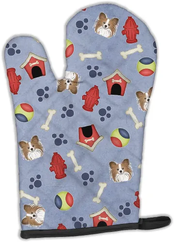 Miniatura 91 de Caroline's Treasures BB4020OVMT Dog House Collection Border Collie - Guante de horno grueso resistente al calor para sartenes calientes y horno