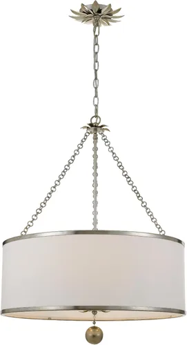 Miniatura 11 de Crystorama Broche - Candelabro de 8 luces de oro antiguo, lámpara de techo - Candelabros para pasillo, sala de estar, vestíbulo, granja - Candelabro