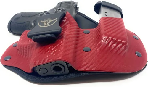 Miniatura 6 de Cardini Leather USA IWB Cáscara X Series Hybrid Kydex y funda de cuero - Transporte oculto, dentro de la cintura con bolsa para revistas
