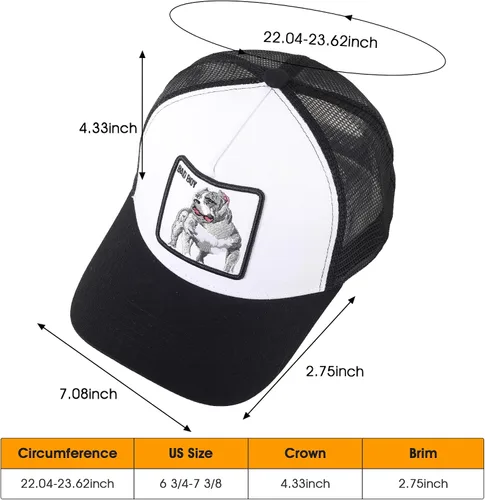 Miniatura 6 de Gorra de béisbol bordada ajustable para hombre, gorra de béisbol bordada con malla transpirable, parche cuadrado, gorras para mujer