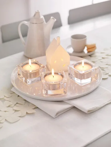 Miniatura 3 de BOLSIUS 48 Velas sin perfume en portavelas transparentes - 8 horas de combustión - Calidad europea premium - Llama consistente y sin humo - Mecha