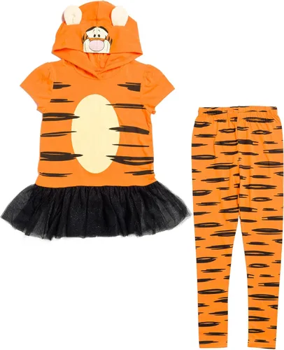 Disney Pixar Toy Story Minnie Mouse Mickey Mouse Winnie the Pooh - Conjunto de camiseta y leggings para niñas pequeñas