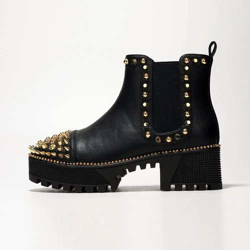 Miniatura 3 de Cape Robbin Spiky - Botas de combate para mujer