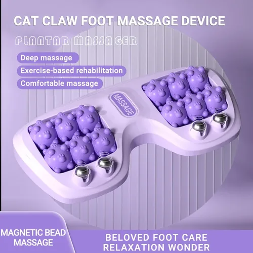 Miniatura 4 de Masaje de rodillo de pie para fascitis plantar, terapia portátil de rodillos para pies para circulación y alivio del dolor, reflexología y Verde