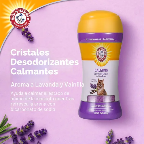 Miniatura 2 de Arm & Hammer Cristales Perfumados para Cajas de Arena para Mascotas, Manzanilla Calmante, Calma el Estado de Ánimo con Cada Uso; Cristales
