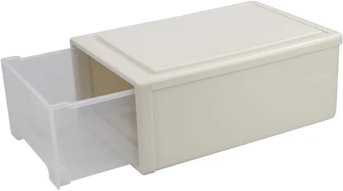 Miniatura 6 de Cajón apilable de 12 cuartos de galón, 1 paquete de cajones apilables de escritorio de plástico