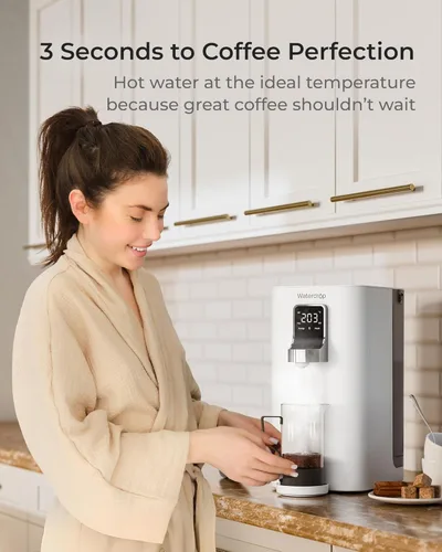 Miniatura 3 de Waterdrop K19-H Sistema de ósmosis inversa de encimera [Agua caliente al instante], Filtro de agua de ósmosis inversa para encimera, Proporción