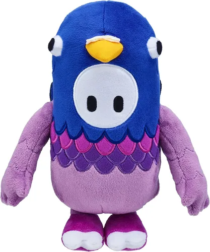 Miniatura 8 de FALL GUYS Juguetes Originales Oso Rosa Piel de Frijol Coleccionable Oficial Peluche Deluxe de 8 Pulgadas con Corona de Oro del Juego de Video
