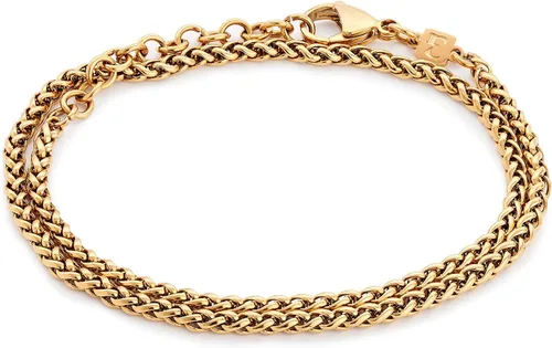 Miniatura 15 de Galis Pulsera Dvir para hombre, acero inoxidable para hombres, pulseras de cadena de cuerda que no se deslustra, regalo de cumpleaños elegante