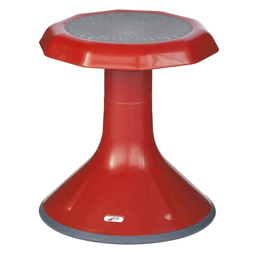Miniatura 16 de ECR4Kids ACE Active Core Engagement Taburete Tambaleante, Altura del Asiento de 15 Pulgadas, Asientos Flexibles, Berenjena
