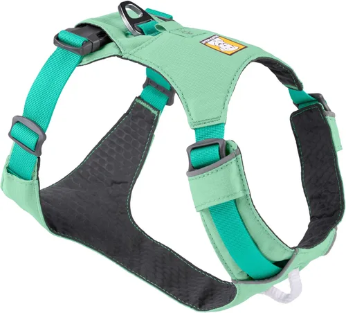 Miniatura 12 de Ruffwear, Hi & Light, Arnés ligero para perro de uso diario, correr en senderos, caminar, senderismo, uso todo el día, rosa alpenglow, XXXS