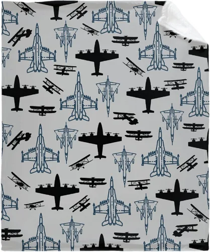 Manta de avión, regalo para hombres, regalos de aviones para niños, niños y adultos, edredones de franela suave y mullida, decoración de avión,