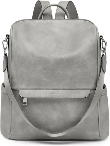 Miniatura 7 de CLUCI Mochila Bolso para Mujeres de Cuero PU Antirrobo Grande de Diseñador de Moda Bolsa de Viaje Bolsos de Hombro para Damas Purse