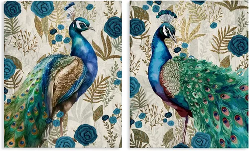 Miniatura 12 de Stupell Industries Pinturas pacíficas de naturaleza animal con pájaros azules encaramados, lienzo, 16 x 20 Stupell Industries · By Julia Purinton