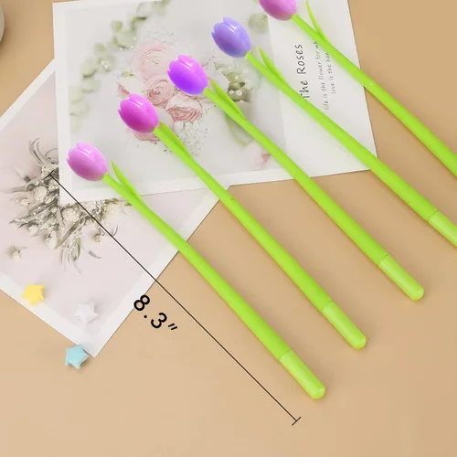 Miniatura 5 de Bolígrafos de flores que cambian de color, paquete de 30 bolígrafos creativos de tinta de gel para la escuela, hogar, oficina, papelería, regalo