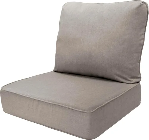 Miniatura 15 de Honeycomb - Asiento profundo para exteriores, 24 pulgadas de ancho x 23 pulgadas de profundidad, cojín para silla de exterior, azul Solarvie