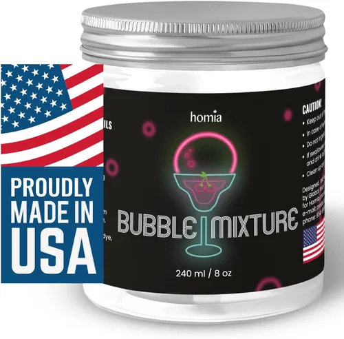 Mezcla de burbujas para ahumador de cóctel para infusor de humo, 8 onzas, máquina ahumadora y accesorio infusor de humo de madera, humo frío para