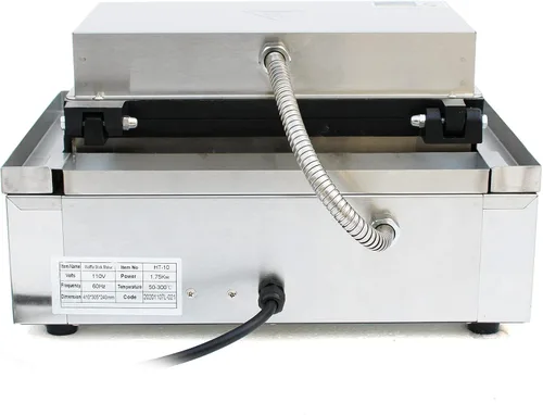 Miniatura 6 de Máquina eléctrica de gofres comercial de 10 piezas, temperatura de 110 V, 122-572 ℉, horneador de gofres belga antiadherente para restaurante y uso
