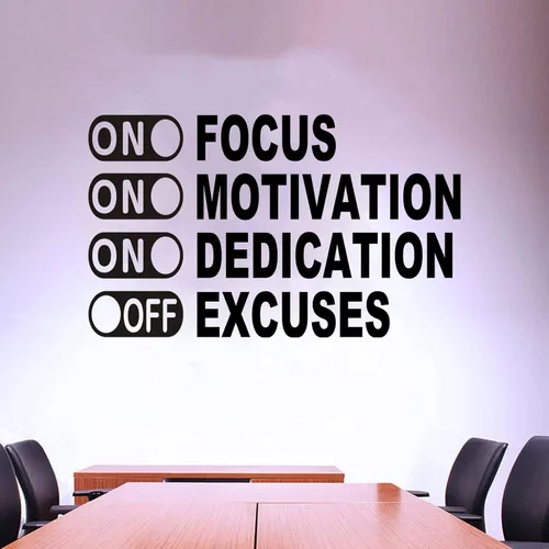 Miniatura 7 de SEATUNE Calcomanías de pared motivacionales, calcomanías de pared de trabajo en equipo, citas inspiradoras para oficina, gimnasio, aula, escuela
