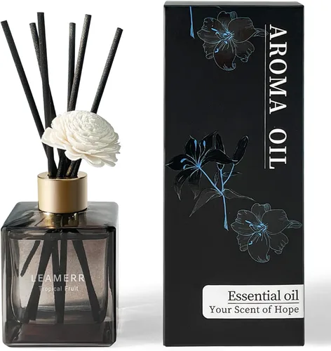 Miniatura 9 de Juego de difusor de junco, 6.1 oz (6.1 fl oz), difusor perfumado de mar azul con varillas de larga duración para el hogar, habitación, oficina