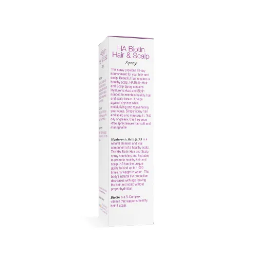 Miniatura 2 de Hyalogic Biotin Spray voluminizador para el cabello con ácido hialurónico para adelgazar el cabello, promueve cerraduras y cuero cabelludo más