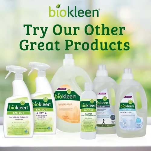 Miniatura 8 de Biokleen Bac-Out - Removedor de manchas natural para ropa, uso en lavandería, pañales, vino, alfombras y más, enzimático, a base de plantas, 32